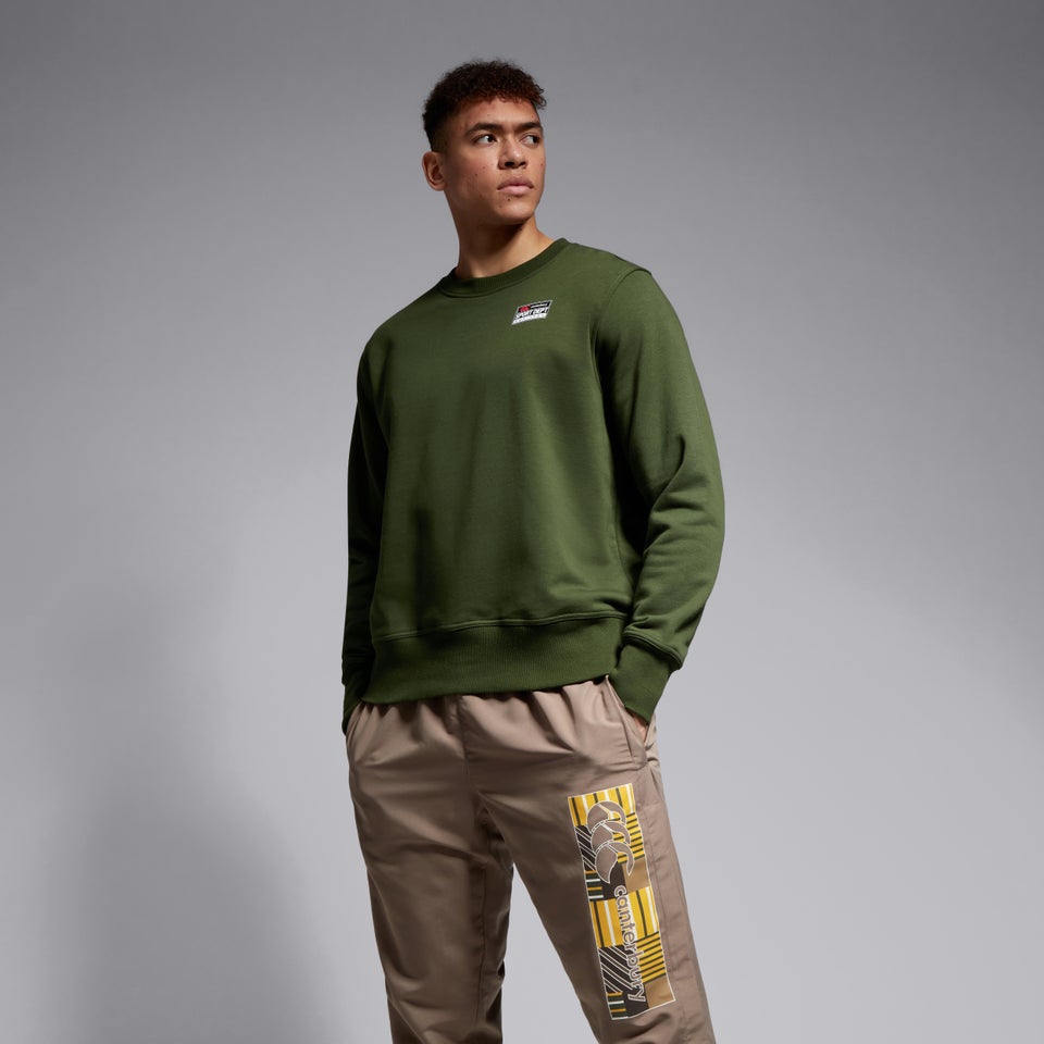 CANTERBURY M CREW NECK SWEAT AM GREEN