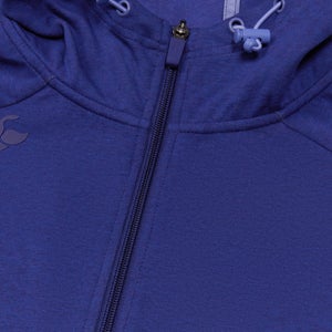 Womens Vapodri FZ Tempo Hooded Sweat Blue