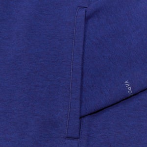 Womens Vapodri FZ Tempo Hooded Sweat Blue