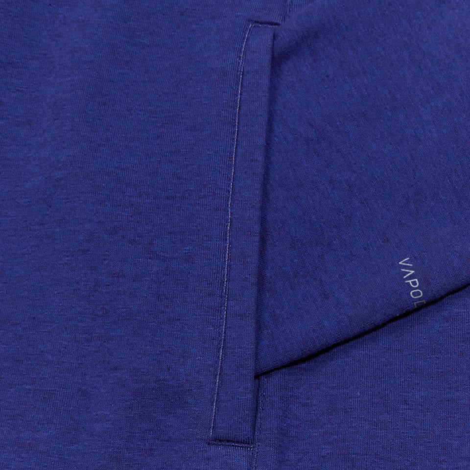 Womens Vapodri FZ Tempo Hooded Sweat Blue
