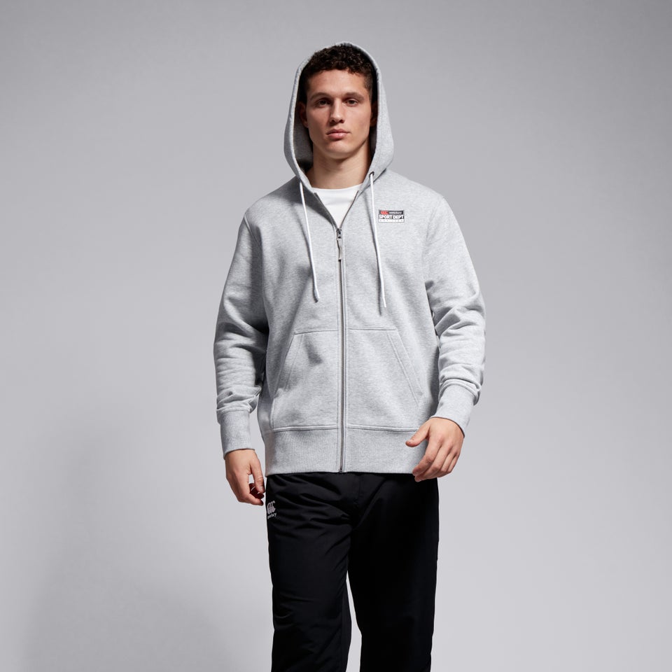 Mens CCC Sport Dept FZ Hoodie Grey