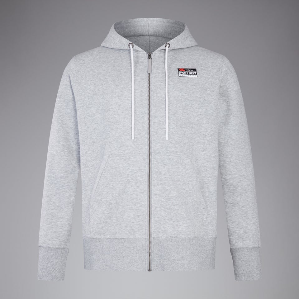 Mens CCC Sport Dept FZ Hoodie Grey