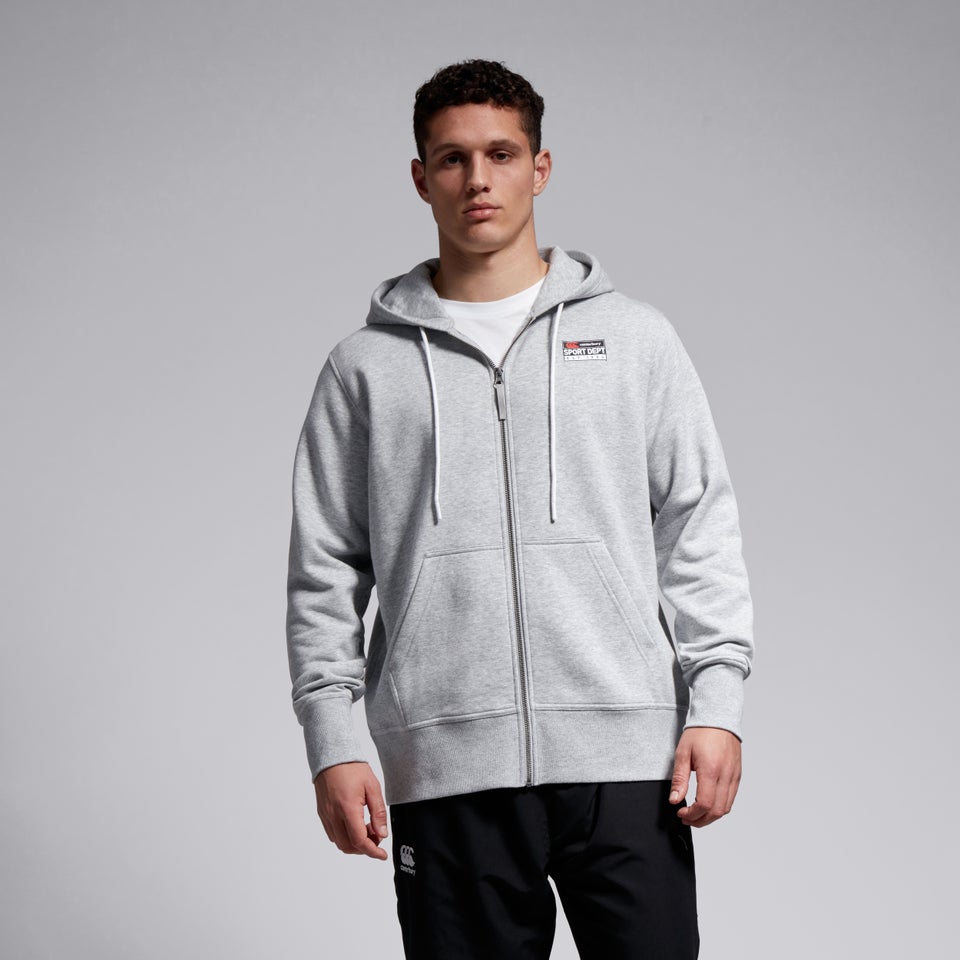 Mens CCC Sport Dept FZ Hoodie Grey