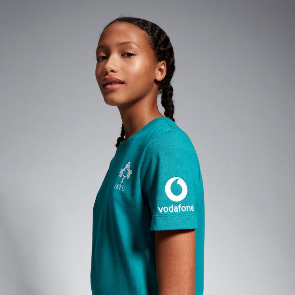 CANTERBURY IRFU COTTON T-SHIRT JU GREEN