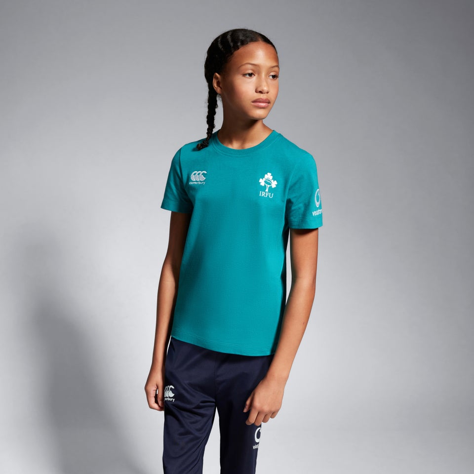 CANTERBURY IRFU COTTON T-SHIRT JU GREEN