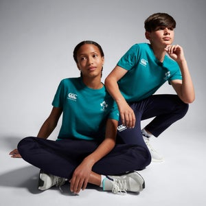 CANTERBURY IRFU COTTON T-SHIRT JU GREEN - 14