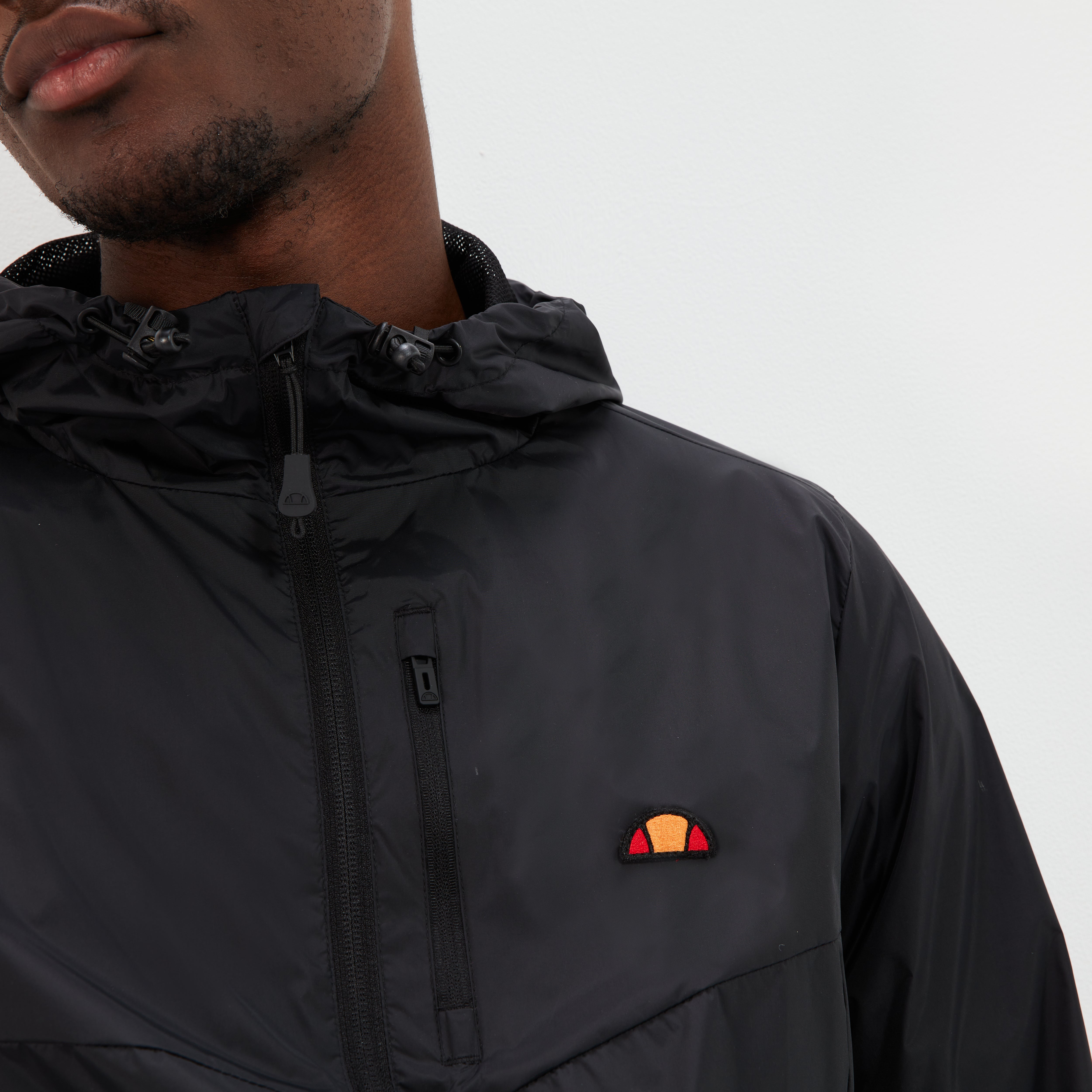ellesse ブラック メンズ ハイネックウェア L Men's Fraction 2 Full Zip Jacket Black | ellesse UK