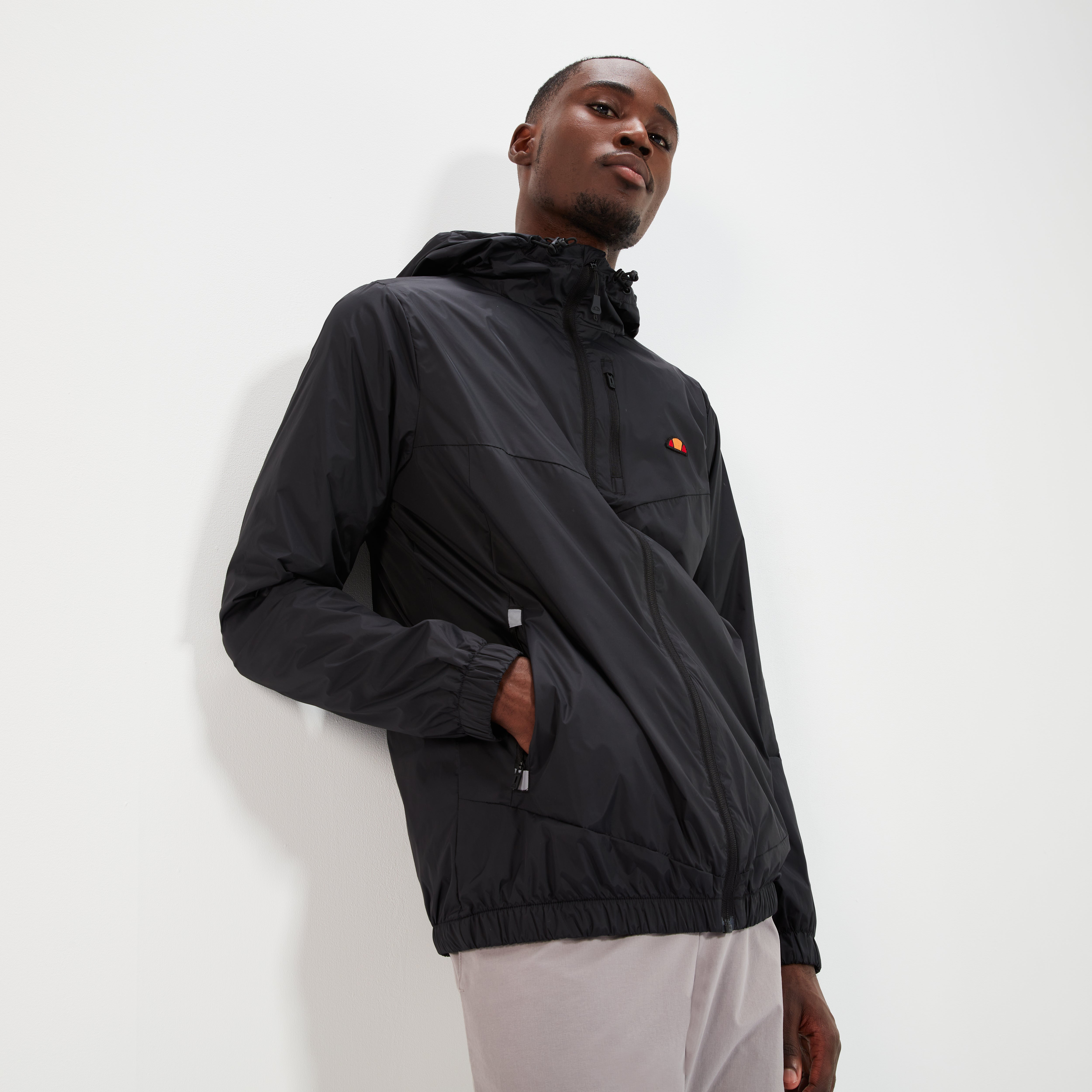 Men's Fraction 2 Full Zip Jacket Black | ellesse UK