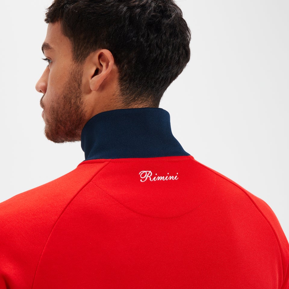 Men's Rimini Track Top Red/White/Navy