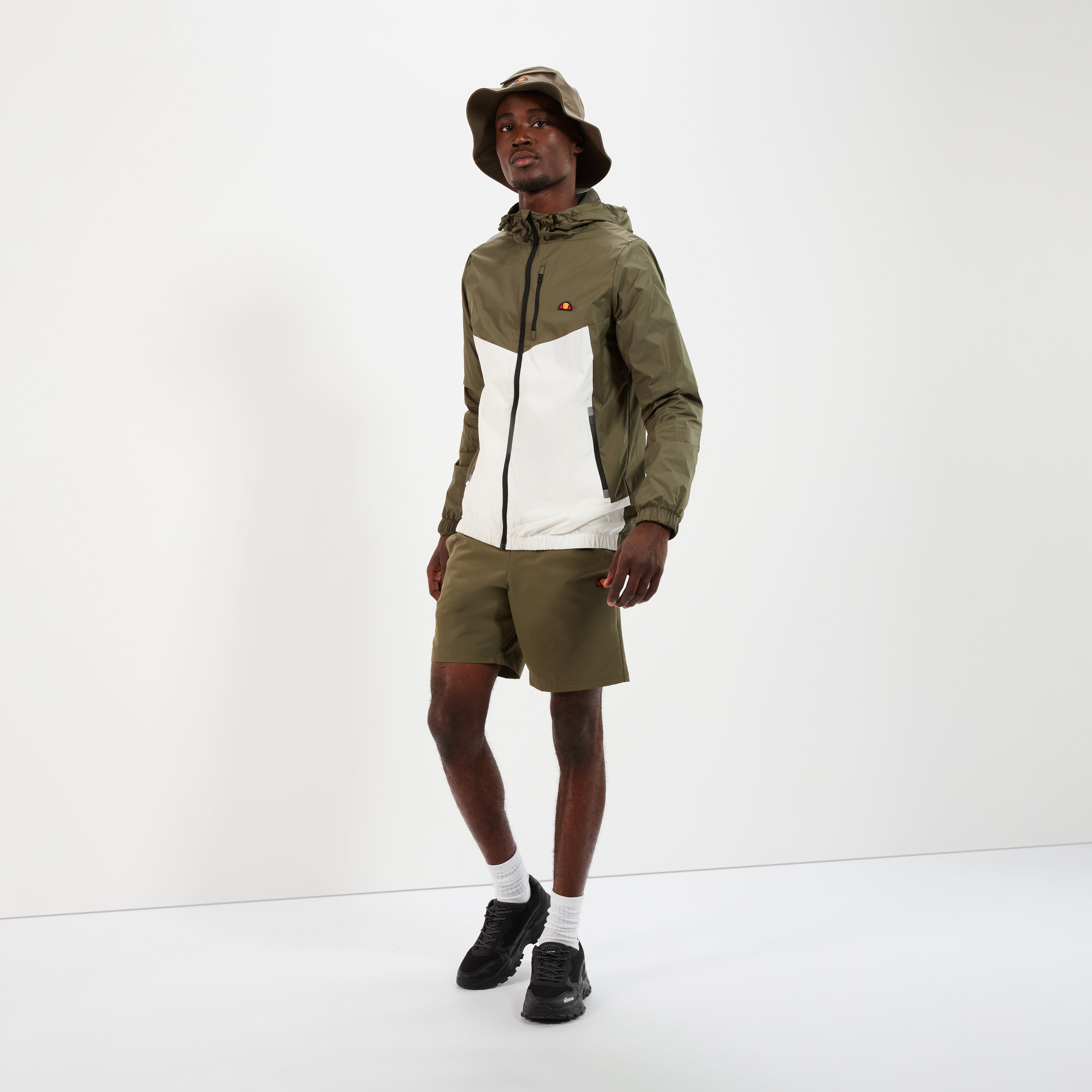 Men's Fraction 2 Full Zip Jacket Green | ellesse UK
