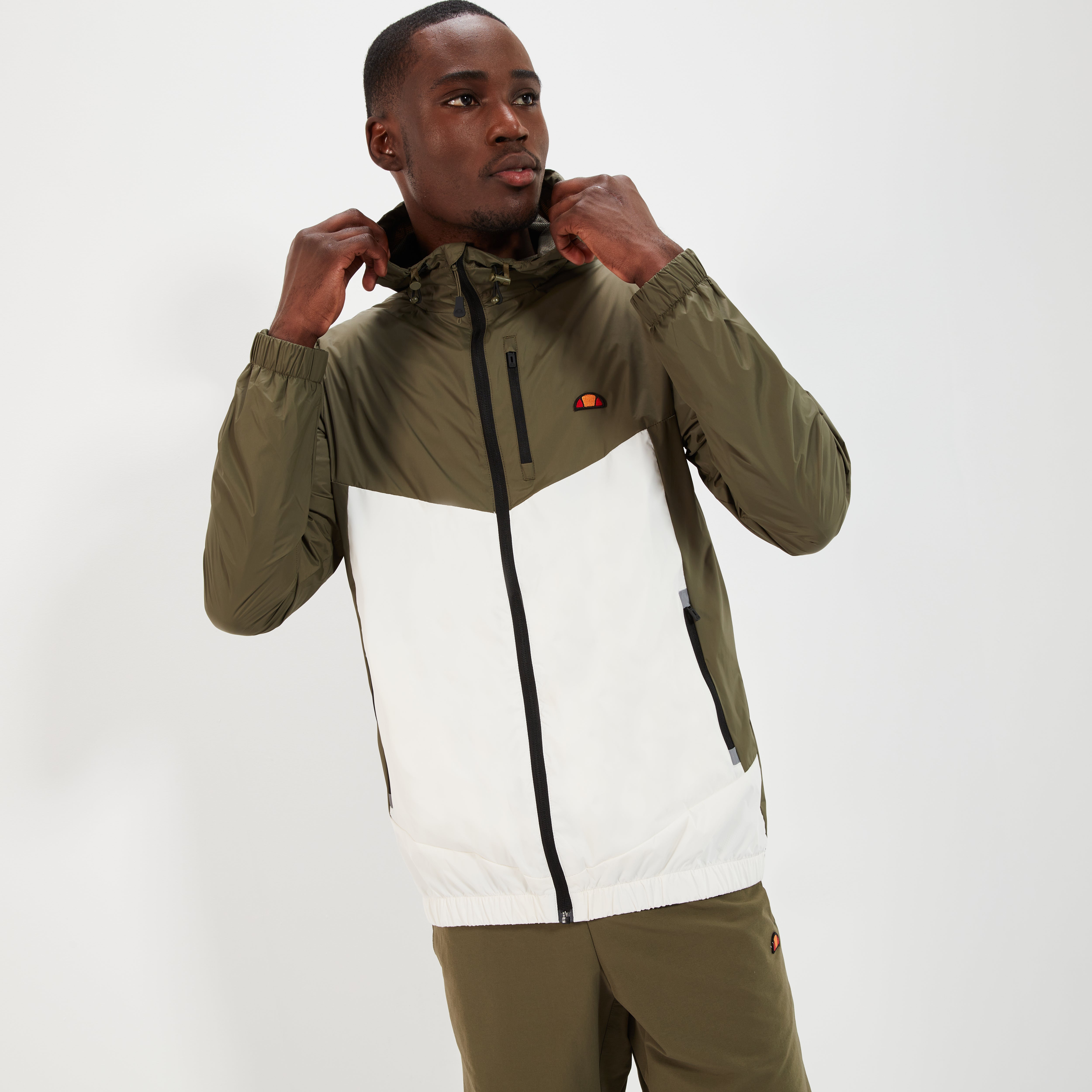Men's Fraction 2 Full Zip Jacket Green | ellesse UK