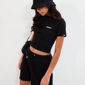 Women's Chelu Crop T-Shirt Black - 14