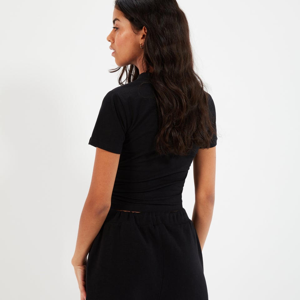 Women's Chelu Crop T-Shirt Black