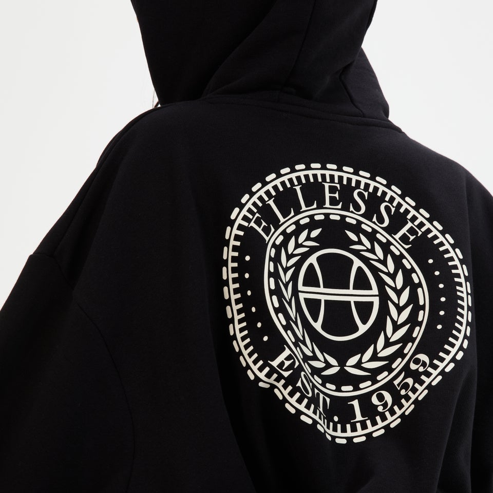 Women's Halo Crop Hoody Black