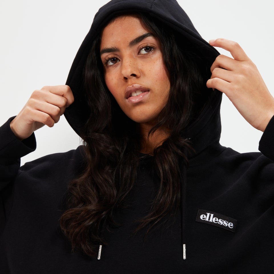 Women's Halo Crop Hoody Black