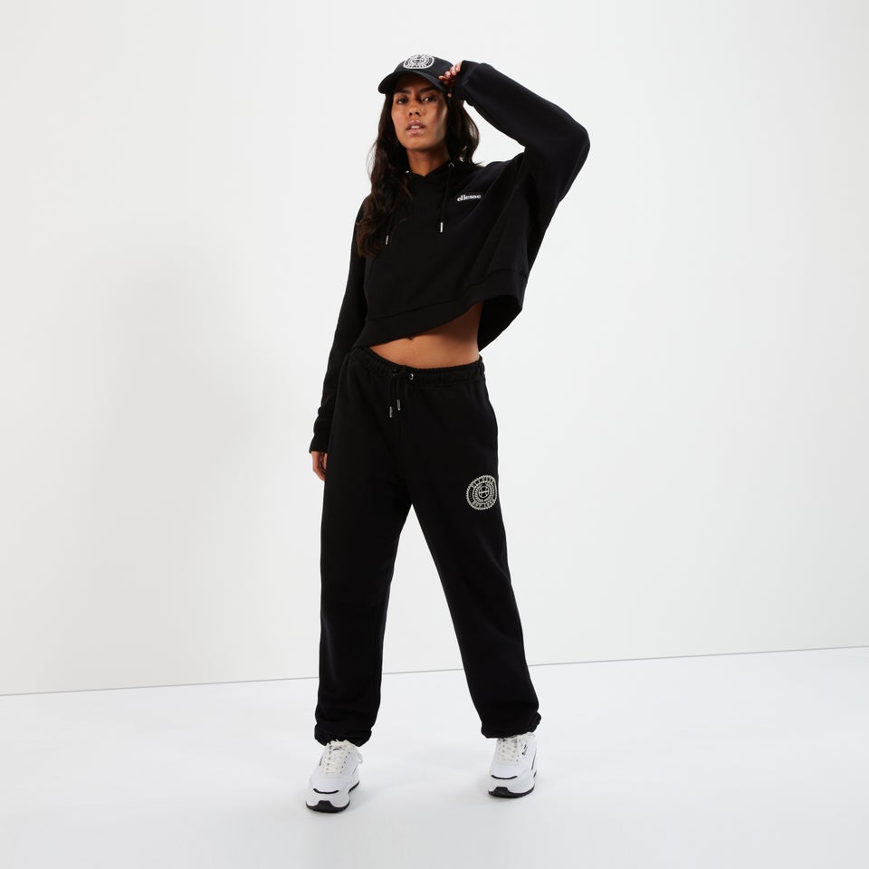 Women's Halo Crop Hoody Black