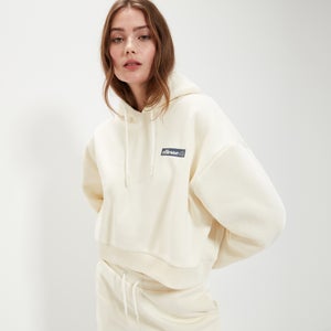 Cria Crop-Kapuzenpulli Creme für Damen