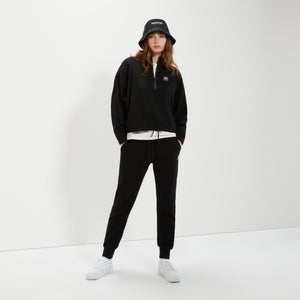 Oprello Crop-Trainingstop Schwarz für Damen