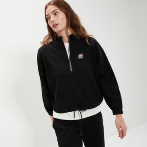 Oprello Crop-Trainingstop Schwarz für Damen