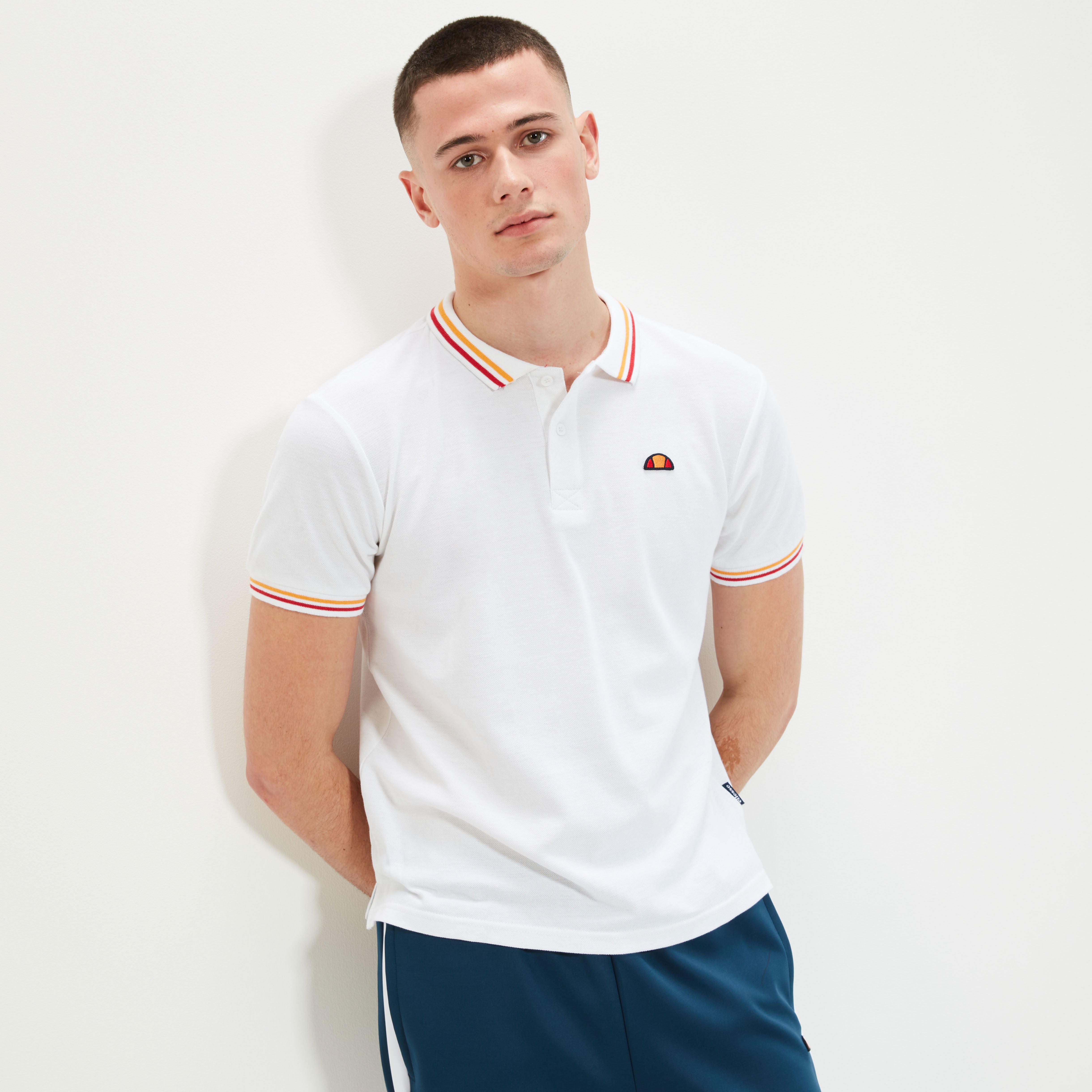 Men's Rooks Polo White | ellesse UK