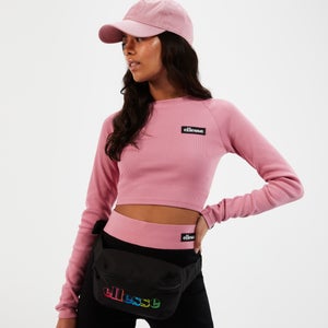 Women's Linny Long Sleeve Crop T-shirt Pink - 8
