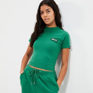 Chelu Crop-T-Shirt Grün für Damen