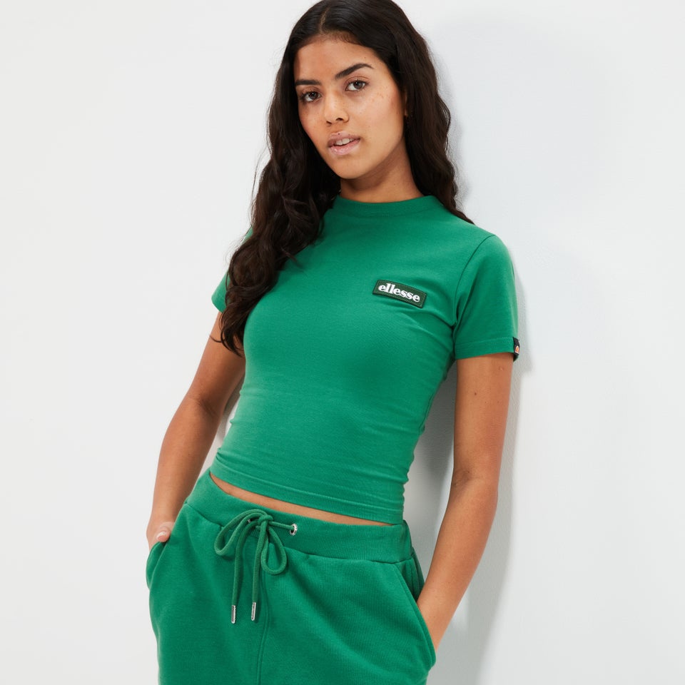 Chelu Crop-T-Shirt Grün für Damen