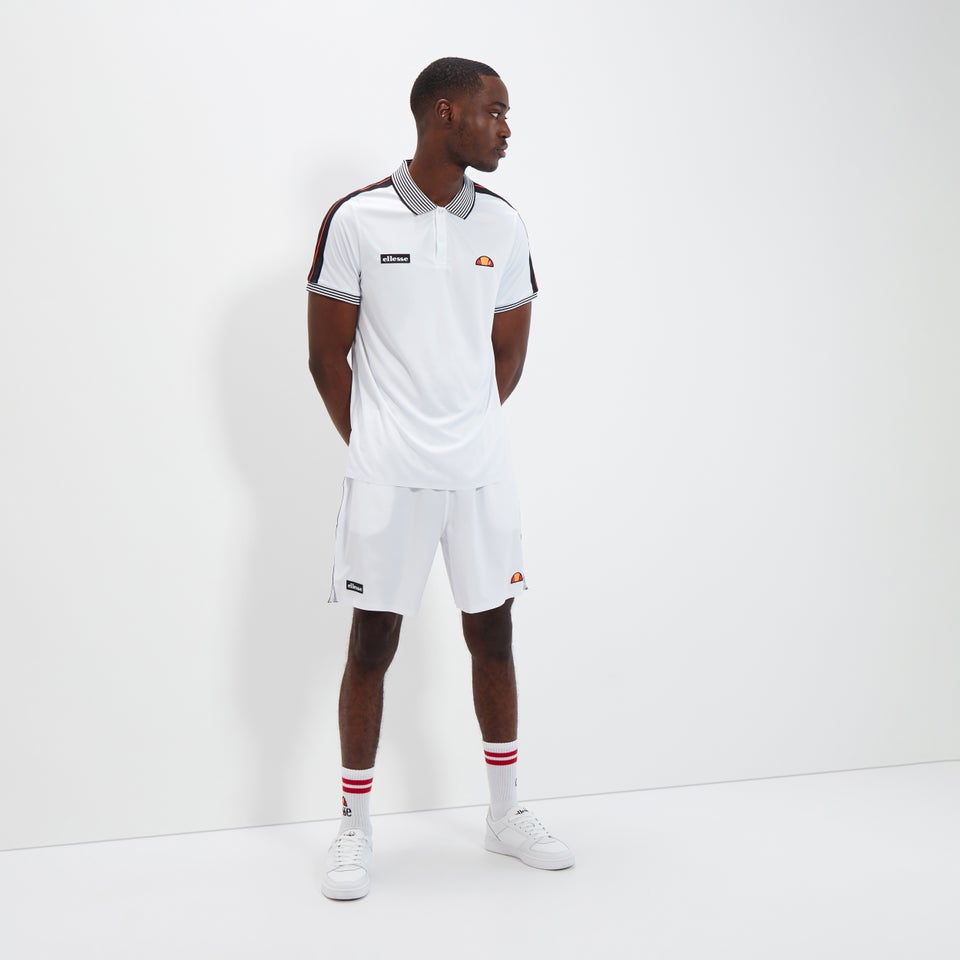 Men's Level Polo White