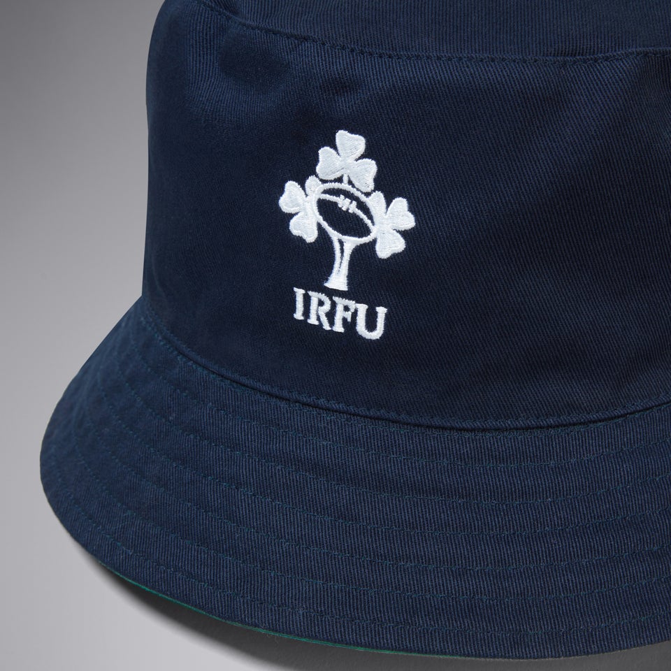 Adult Unisex Ireland Reversible Bucket Hat Green/Blue