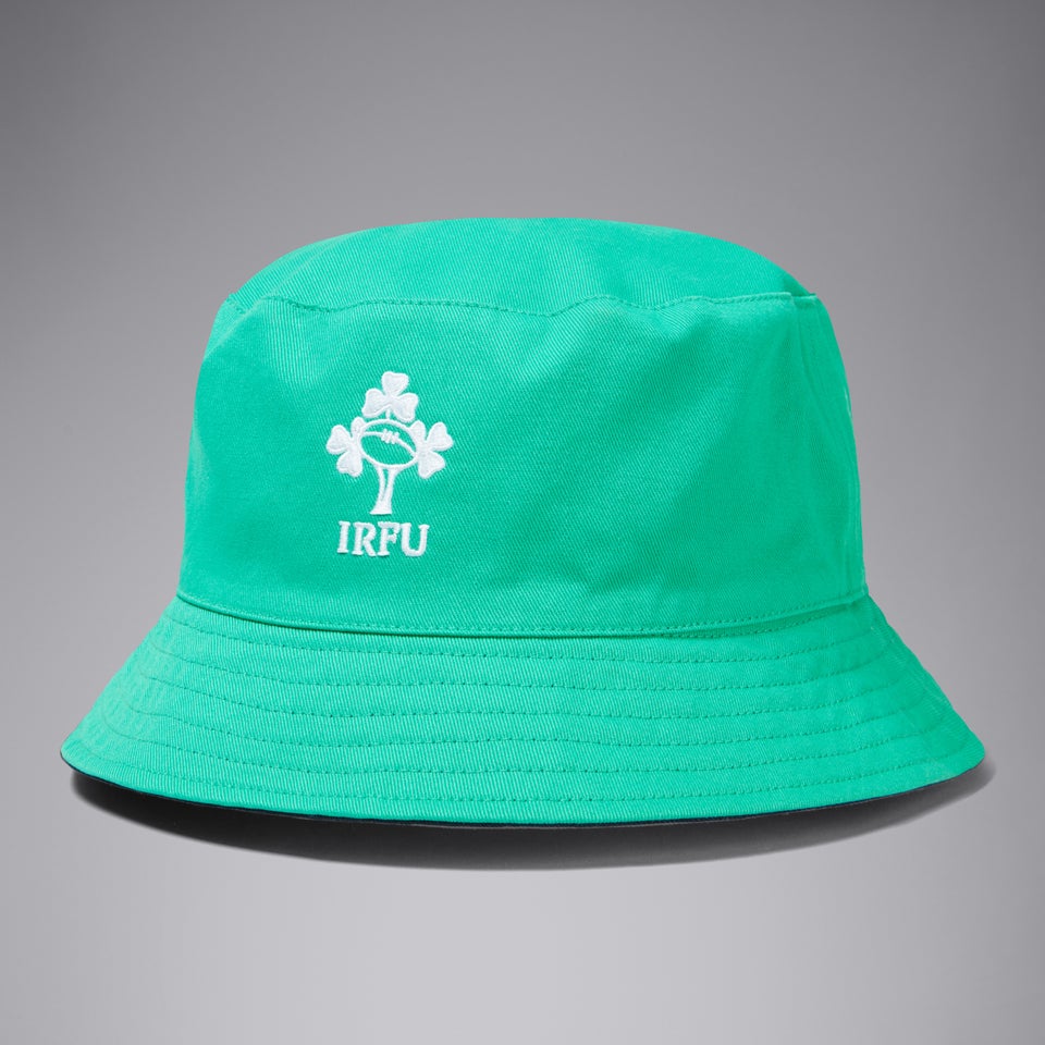 Adult Unisex Ireland Reversible Bucket Hat Green/Blue