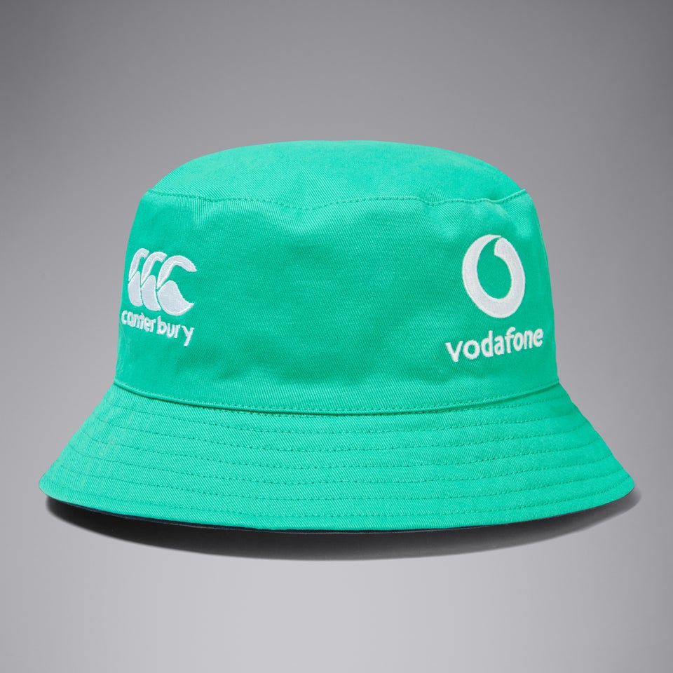 Adult Unisex Ireland Reversible Bucket Hat Green/Blue