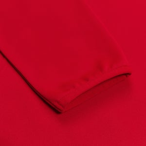 Womens Club 1/4 Zip Mid Layer Training Top Red