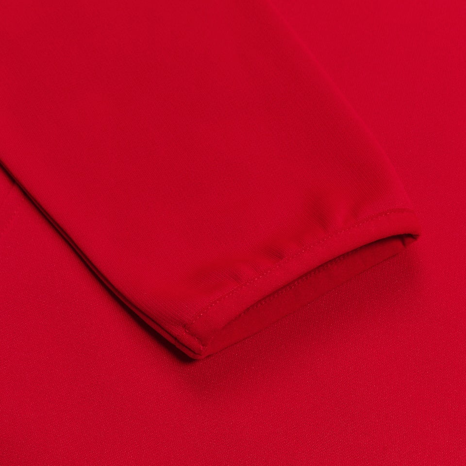 Womens Club 1/4 Zip Mid Layer Training Top Red