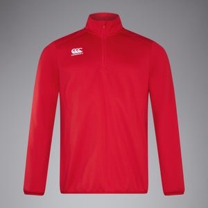 Men'S Club Qz Mid Layer Training Top Red