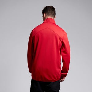 Men'S Club Qz Mid Layer Training Top Red