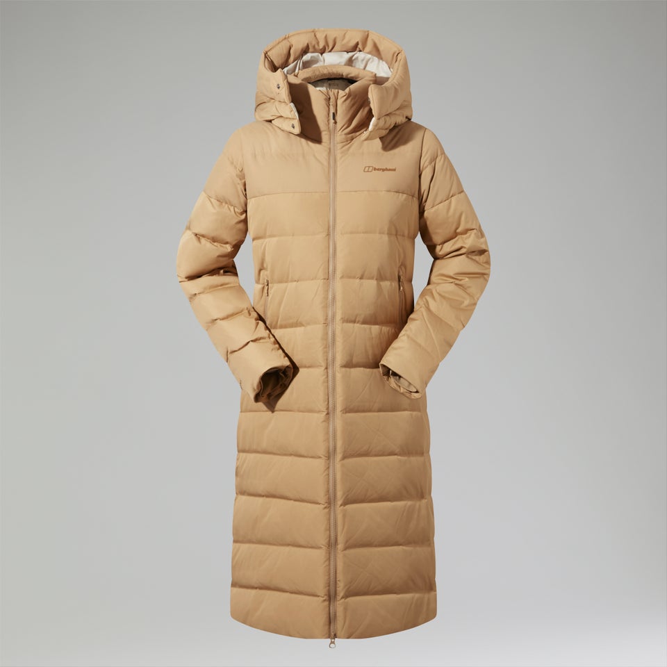 Women's Embo 4in1 Down Insulated Long Jacket - Natural