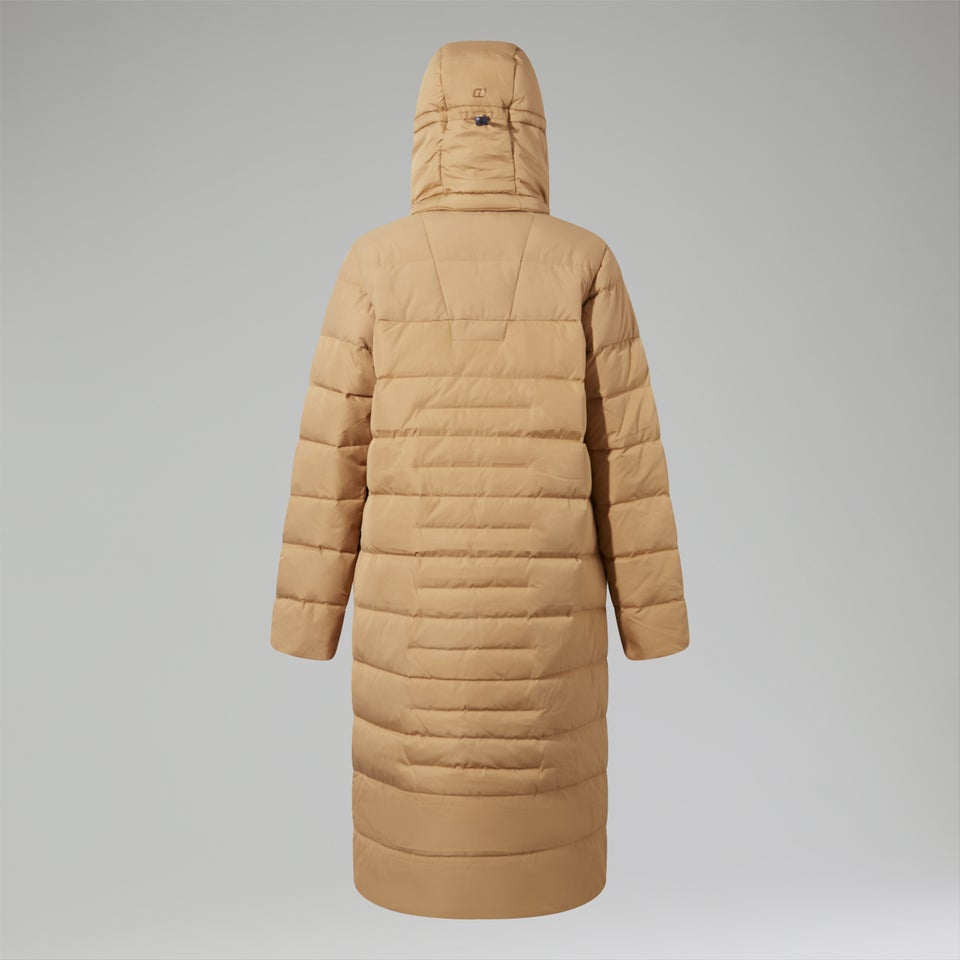 Women's Embo 4in1 Down Insulated Long Jacket - Natural