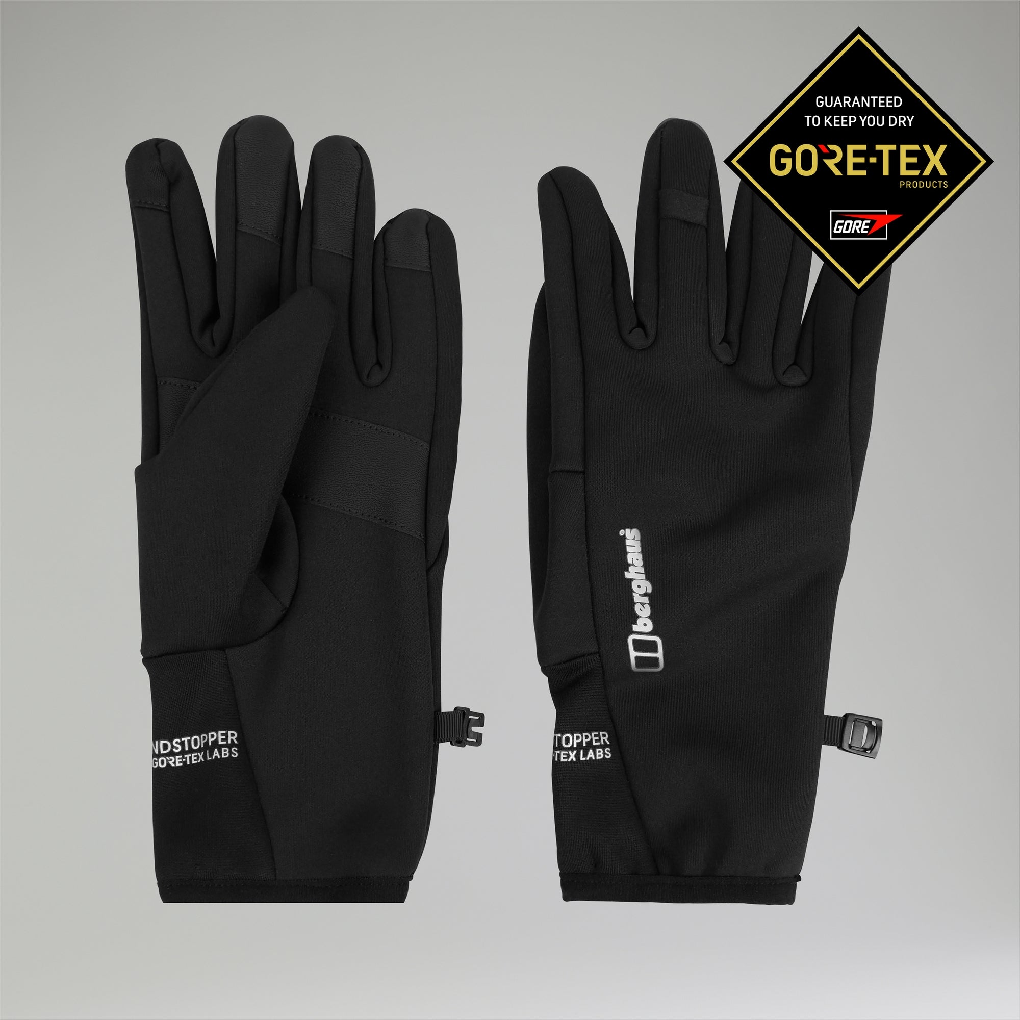 Unisex Hillmaster Windstopper Glove - Black | Berghaus