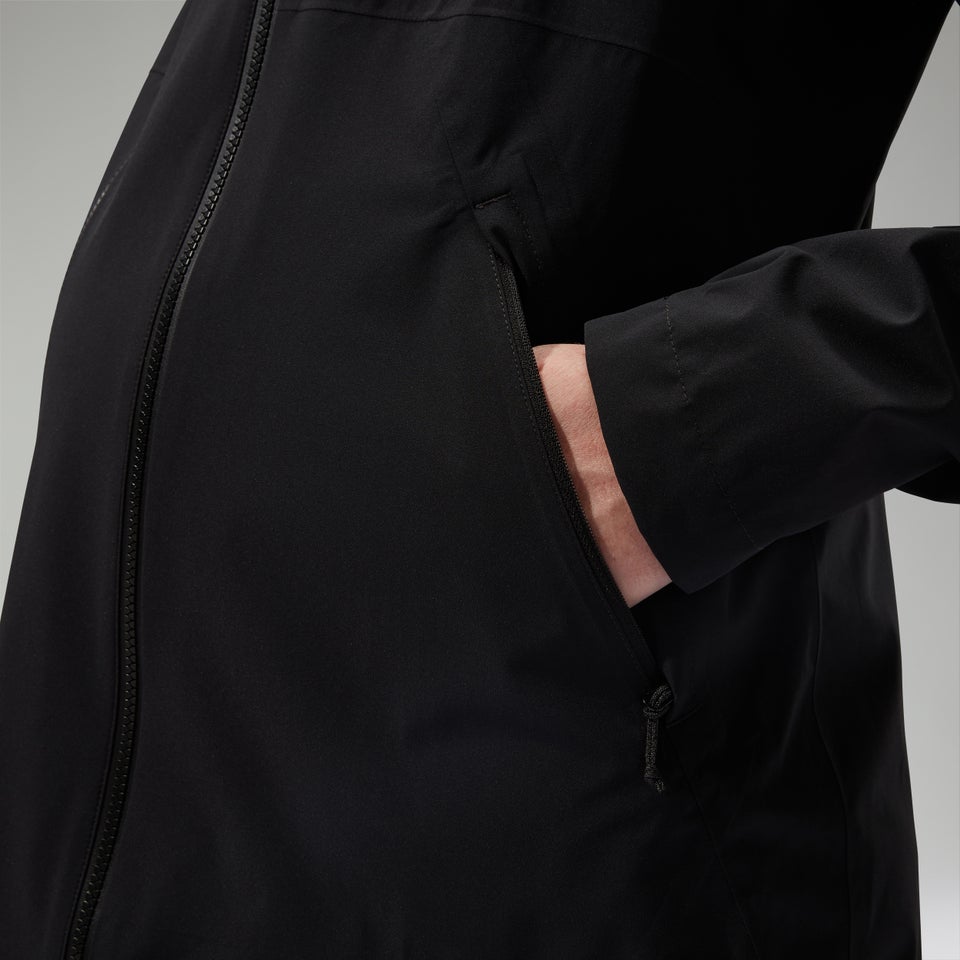 Women's Annaside Maternity Waterproof 2in1 Jacket Black