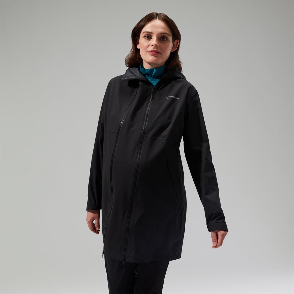 Women's Annaside Maternity Waterproof 2in1 Jacket Black