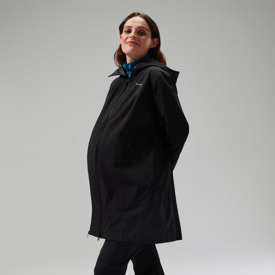 Women's Annaside Maternity Waterproof 2in1 Jacket Black