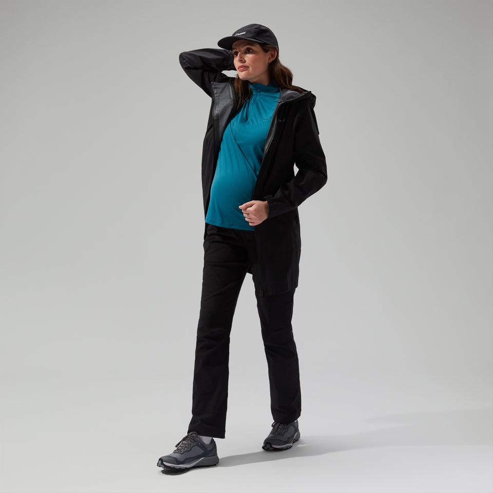 Women's Annaside Maternity Waterproof 2in1 Jacket Black