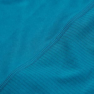 Women's 24/7 Half Zip Maternity Long Sleeve Tech Tee - Turquoise