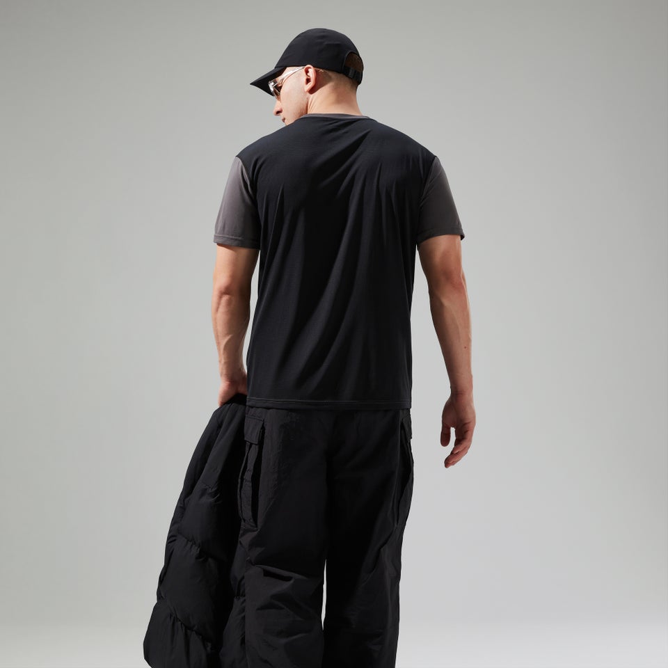 Wayside Funktions-T-Shirt für Herren Grau/Schwarz