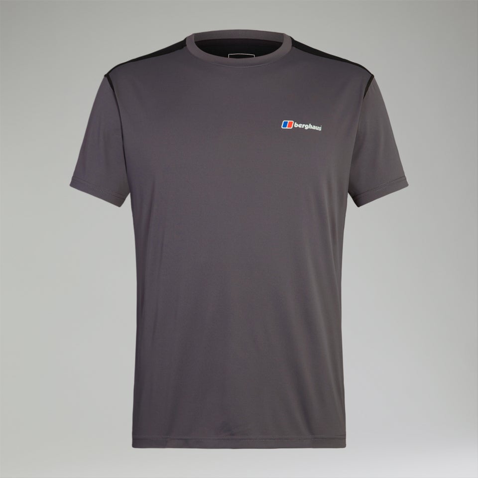 Wayside Funktions-T-Shirt für Herren Grau/Schwarz