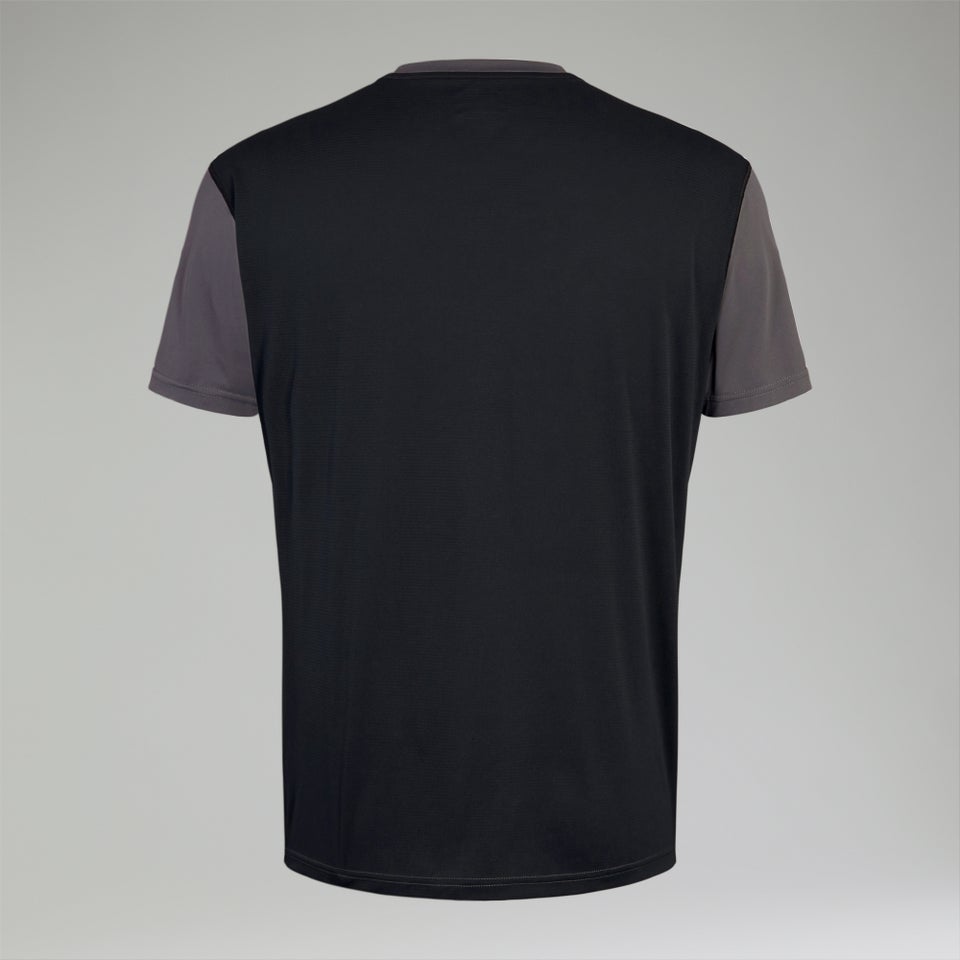 Wayside Funktions-T-Shirt für Herren Grau/Schwarz