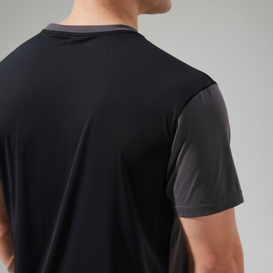 Wayside Funktions-T-Shirt für Herren Grau/Schwarz