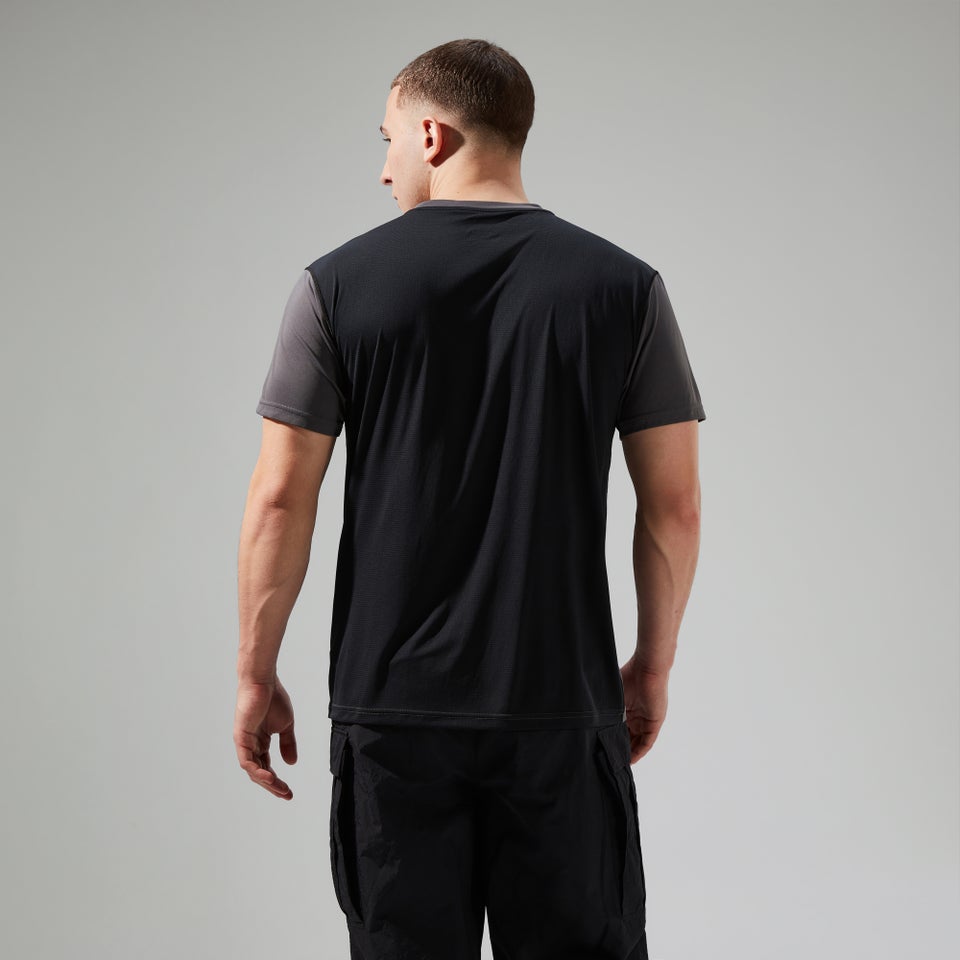 Wayside Funktions-T-Shirt für Herren Grau/Schwarz