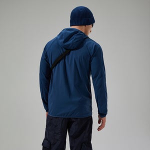 Men's URB Theran Full Zip Hooded Jacket Blue