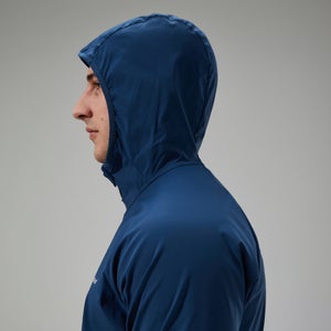 Men's URB Theran Full Zip Hooded Jacket Blue